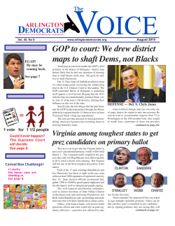 GOP to court: We drew district maps to shaft Dems, not Blacks
