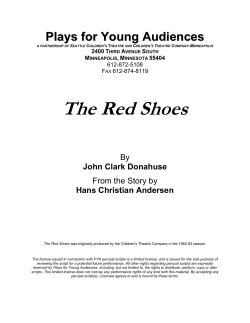 The Red Shoes - Plays for Young Audiences