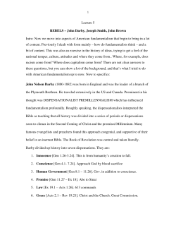 Lecture 5 REBELS - Penn State Behrend