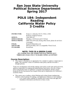 Directed Reading - San Jose State University