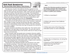 Cross-Curricular Reading Comprehension Worksheets