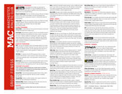 group fitness - Manchester Athletic Club