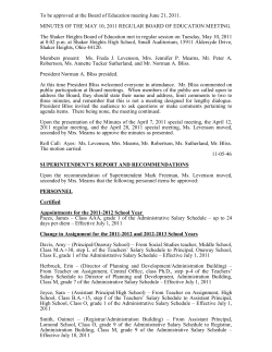 May 10, 2011(Regular Meeting)