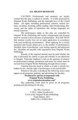 script sample - Original Works Publishing