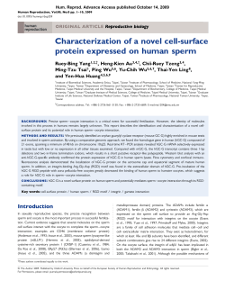 Characterization of a novel cell-surface protein expressed on human