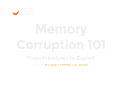 From Primitives to Exploit