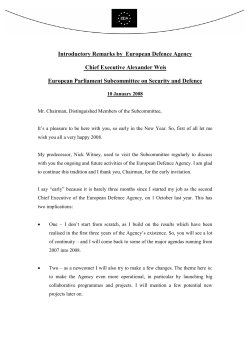 Introduction European Parliament