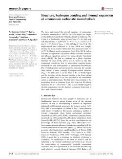 Structure, hydrogen bonding and thermal expansion of ammonium