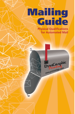 Mailing Guide - Dynagraphic Printing