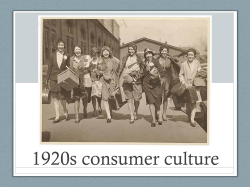 1920s consumer culture