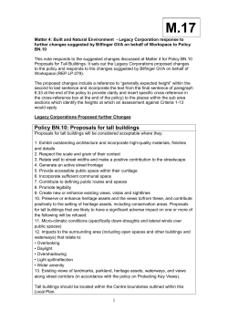 LLDC Existing wording (incorporating changes within LD/26):