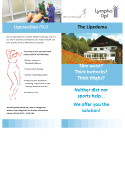 Liposuction PlUS The Lipedema Slim waist? Thick buttocks? Thick