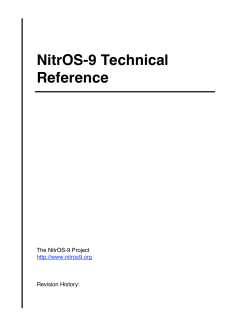 NitrOS-9 Technical Reference