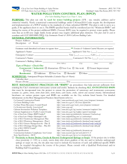 water pollution control plan (wpcp)