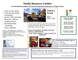 Family Resource Centers Touch a Truck