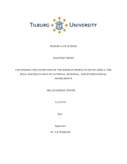tilburg law school masters thesis countering the extinction of the