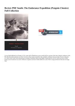 Review PDF South: The Endurance Expedition