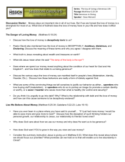 Sermon Notes