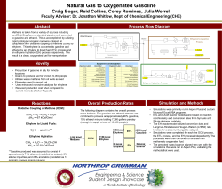 Natural Gas to Oxygenated Gasoline