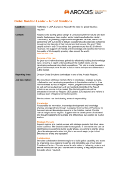 Global Solution Leader &ndash; Airport Solutions