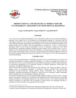 Observational and Mechanical Models for the Vulnerability