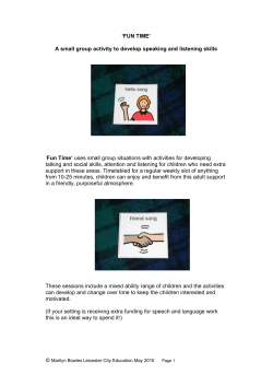 Leicestershire Fun Time Handbook