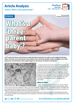 452 Article Analysis - First News for Schools