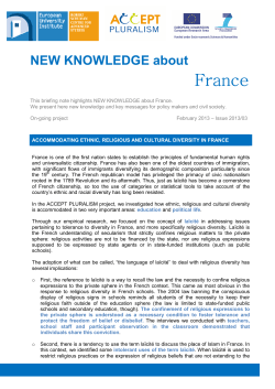 France - Cadmus, EUI Research Repository