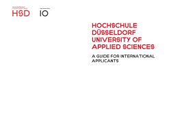 hochschule D&uuml;sseldorf University of Applied Sciences