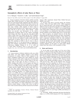 Ionospheric effects of solar flares at Mars