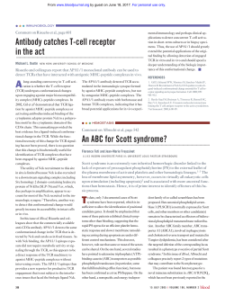 Antibody catches T-cell receptor in the act An ABC