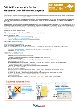 Poster Session Online