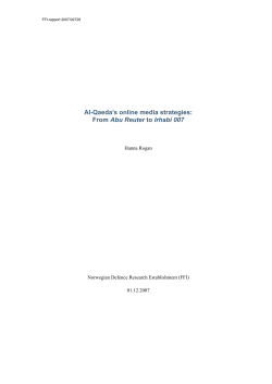 Al-Qaeda`s Online Media Strategies