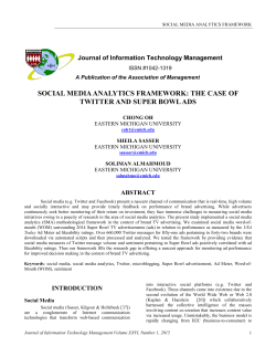 social media analytics framework