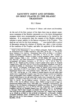Article as PDF - The Work of Prof. MJ Kister