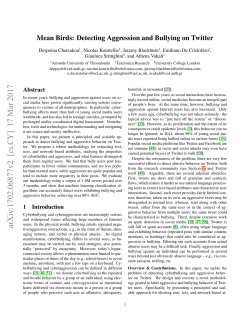 Mean Birds: Detecting Aggression and Bullying on Twitter