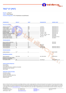 TKG&reg; ET (PET) - Traid Villarroya