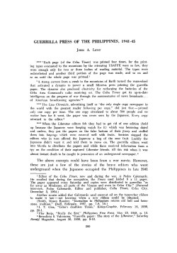 guerrilla press of the philippines, 1941-45