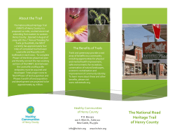 The National Road Heritage Trail of Henry County