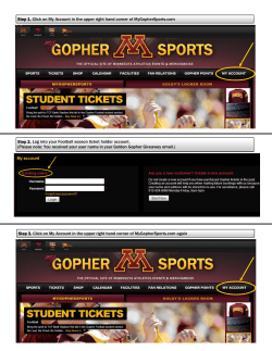 Step 1. Click on My Account in the upper right hand