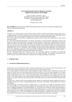 occlusion detection in digital images through bayesian networks