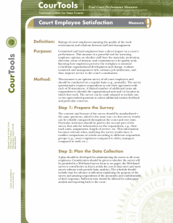 Court Employee Satisfaction