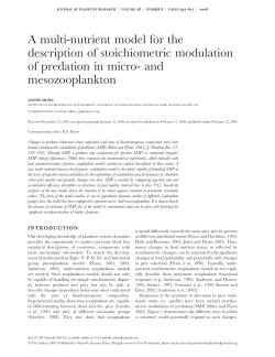 and mesozooplankton - Oxford Academic