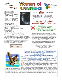 April Circles and Other Events