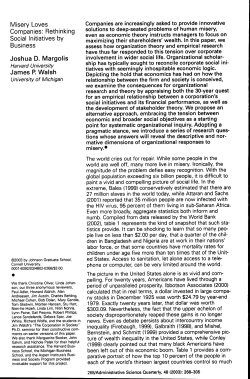 Misery Loves Companies: Rethinking Social