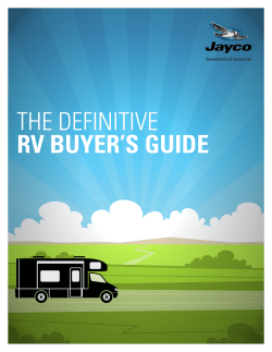 the definitive rv buyer`s guide
