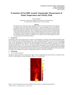 Evaluation of Fast RBF Acoustic Tomography Measurement of