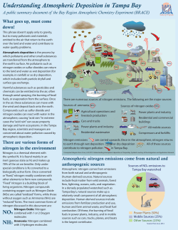 Understanding Atmospheric Deposition in Tampa Bay