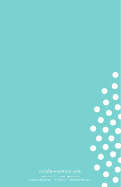 2 MB - Rainbow&reg; Cleaning System