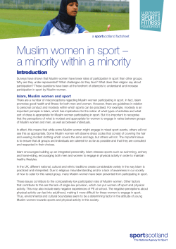 Muslim women in sport &ndash; a minority within a minority